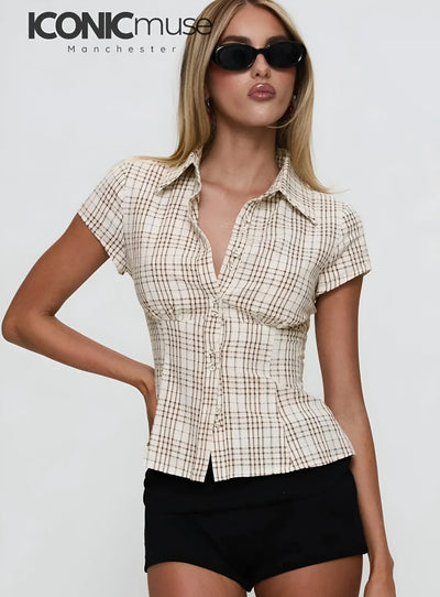 THE ELENA ICONIC BLOUSE TOP ICONICMUSE